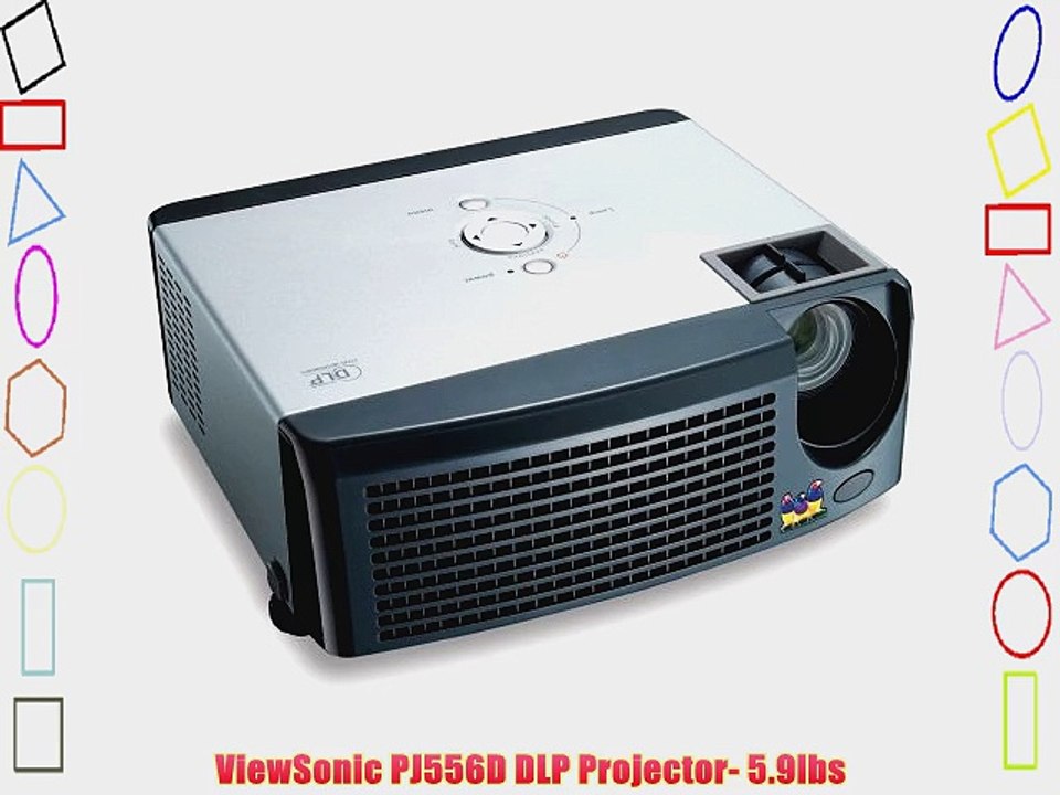 ViewSonic PJ556D DLP Projector- 5.9lbs