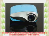 Aketek Newest lumens Home Theater Cinema Projector LED Multimedia Portable Video Pico Micro