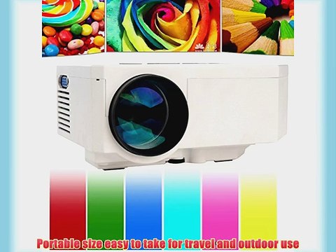 MeGooDo Multi-media HD Portable 1080P LED Projection Micro Projector