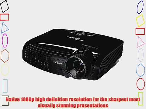 Optoma EH300 1080p 3800 Lumen Full 3D DLP Projector with HDMI