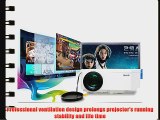 Aketek Mini Led Projector HDMI Home Theater LED Projector Support HDMI VGA AV USB HDMI Portable