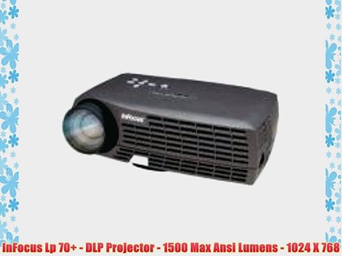 InFocus Lp 70 - DLP Projector - 1500 Max Ansi Lumens - 1024 X 768