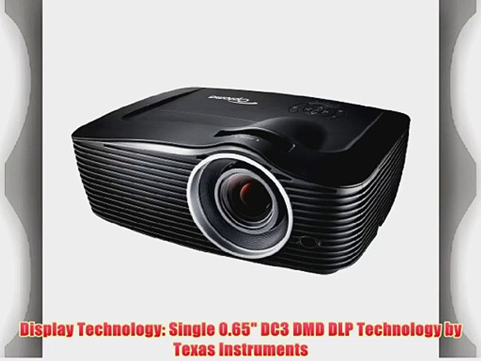 Optoma EH501 5000 Lumens 1920 x 1080 15000:1 3D DLP Projector