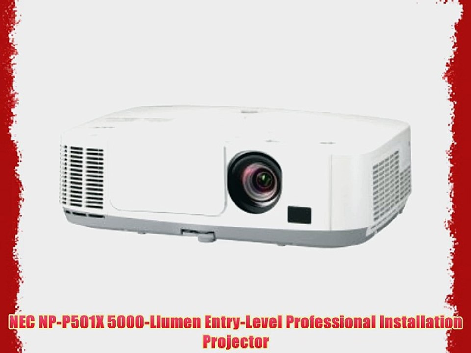NEC NP-P501X 5000-Llumen Entry-Level Professional Installation Projector