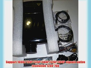 Digital Galaxy DG-757 DG757 LED 1080P Full HD Video Projector 720p 1280x768 with Build-in Tuner