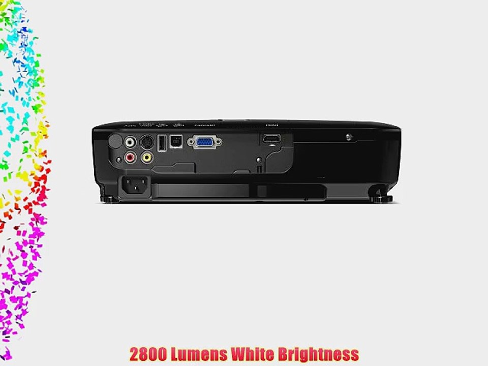 Epson EX5210 Projector (Portable XGA 3LCD 2800 lumens color brightness 2800 lumens white brightness