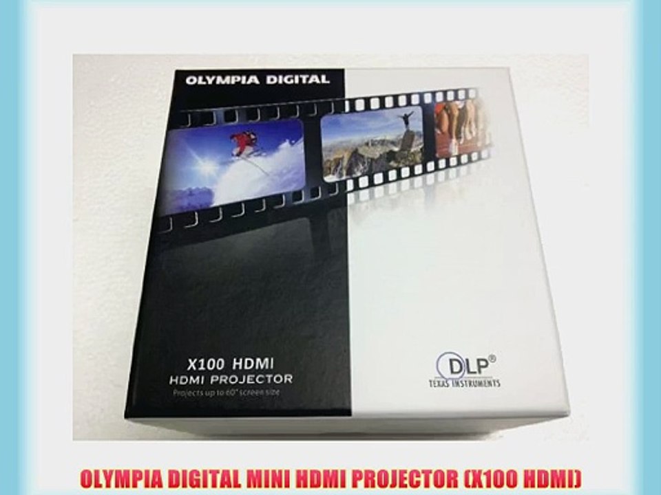 OLYMPIA DIGITAL MINI HDMI PROJECTOR (X100 HDMI)