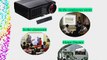 EUG 2600 Lumens 1080p LED 3D Home Theater Office Projector 50000 Hours For Lamp 1280*720 HDMI