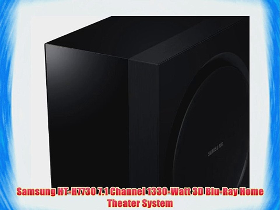 Samsung HT-H7730 7.1 Channel 1330-Watt 3D Blu-Ray Home Theater System