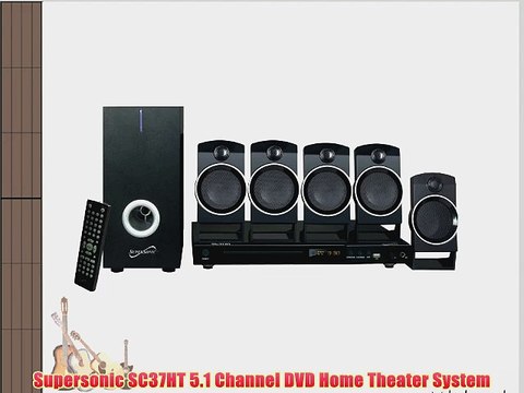 Supersonic SC37HT 5.1 Channel DVD Home Theater System