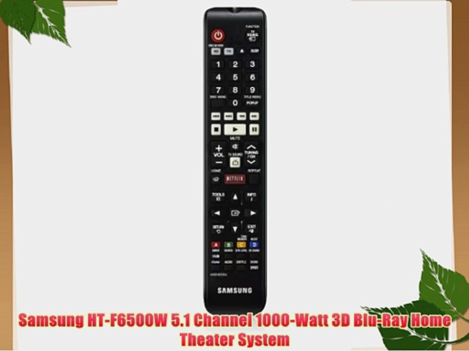 Samsung HT-F6500W 5.1 Channel 1000-Watt 3D Blu-Ray Home Theater System