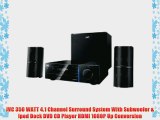 JVC 350 WATT 4.1 Channel Surround System With Subwoofer