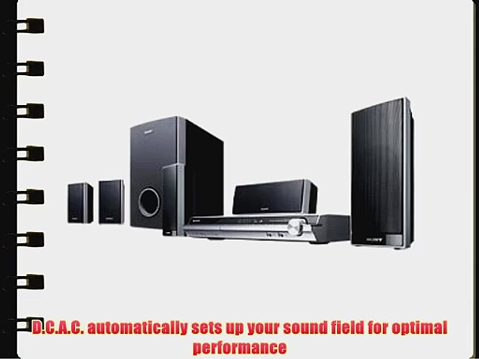 Sony Bravia 850 Watt Home Theater System Integrated DVD/CD Changer