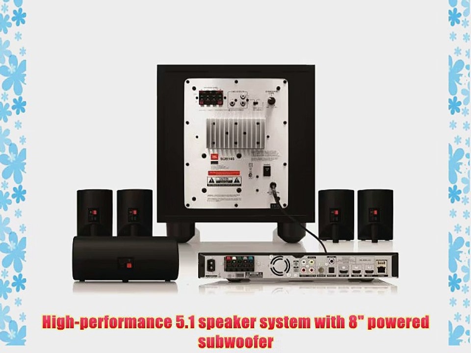 JBL Cinema BD 300 Complete 5.1-Channel 3D Blu-ray Disc Integrated Home Theater System