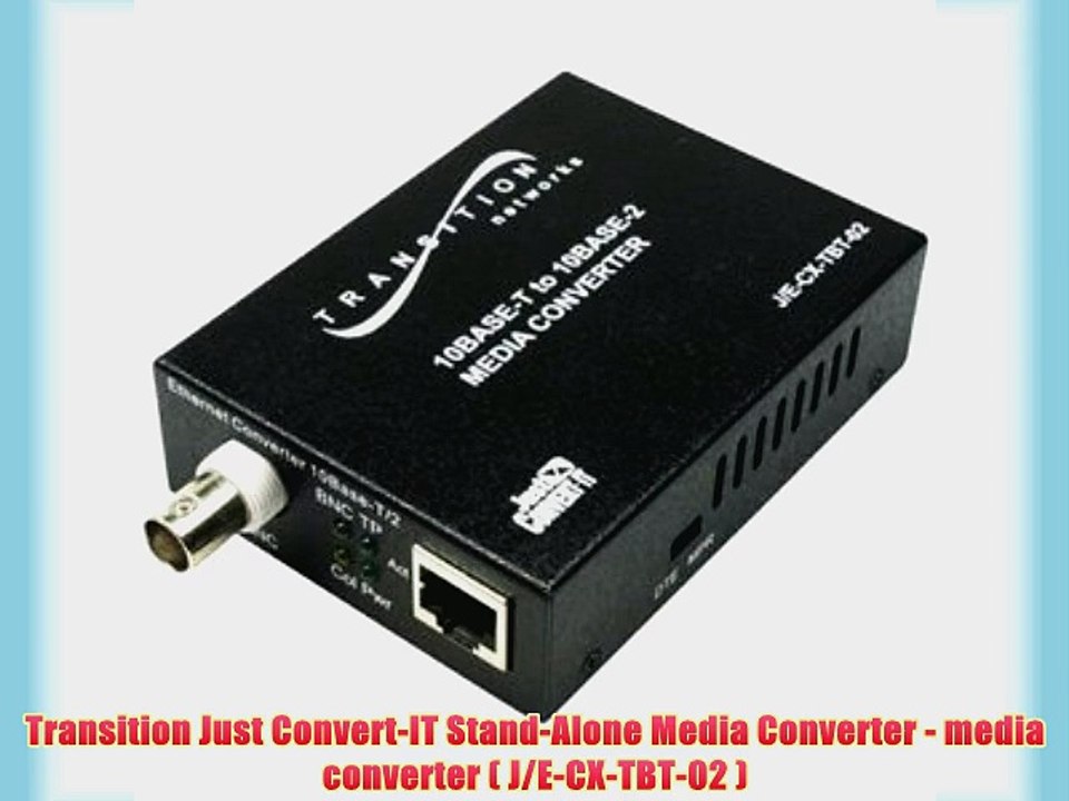 Transition Just Convert-IT Stand-Alone Media Converter - media converter ( J/E-CX-TBT-02 )