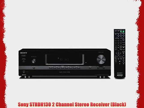 Sony STRDH130 2 Channel Stereo Receiver (Black)