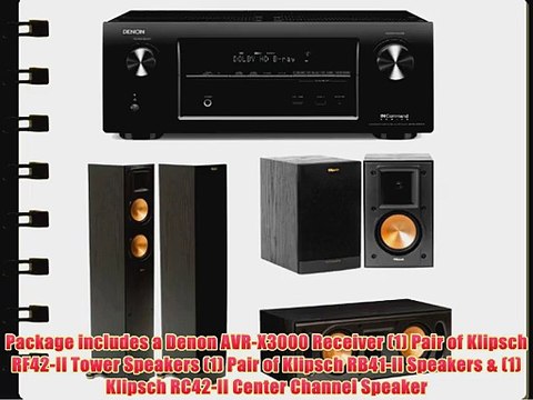 Denon AVR-X3000 In-command 7.2-Channel 4K Ultra HD Networking Home Theater Receiver Plus a