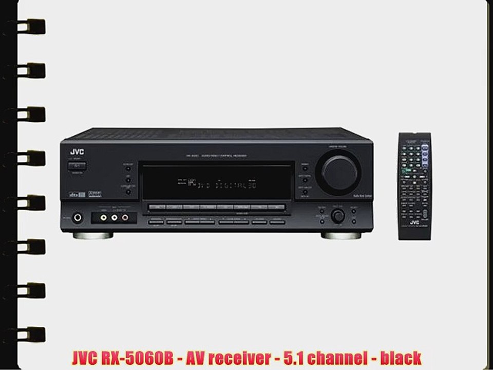 JVC RX-5060B - AV receiver - 5.1 channel - black