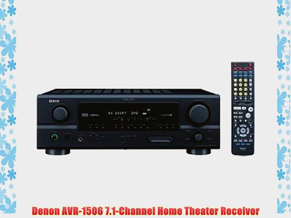 Denon AVR-1506 7.1-Channel Home Theater Receiver