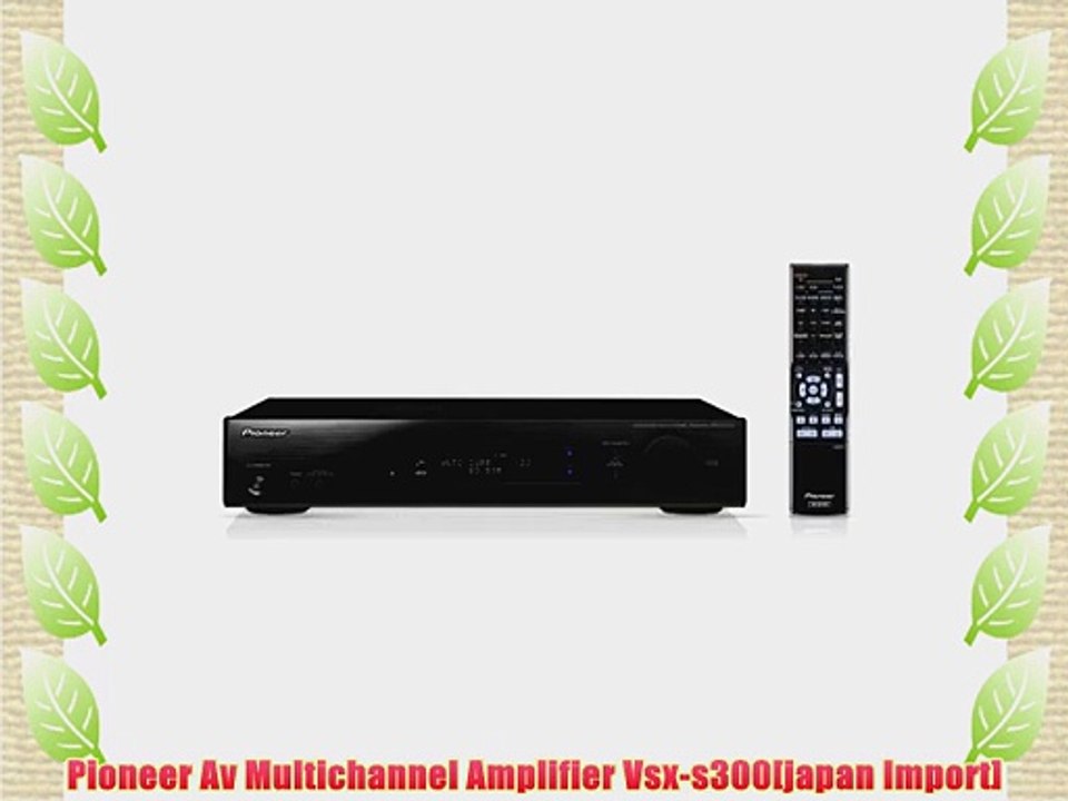Pioneer Av Multichannel Amplifier Vsx-s300[japan Import]