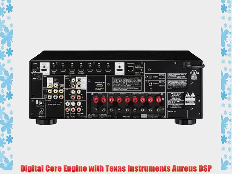 Pioneer VSX-1123 7.2-Channel Network A/V Receiver (Black)