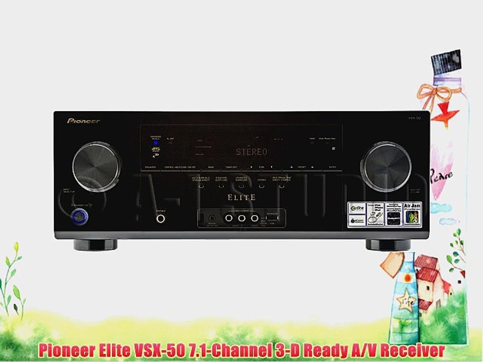 Pioneer Elite VSX-50 7.1-Channel 3-D Ready A/V Receiver