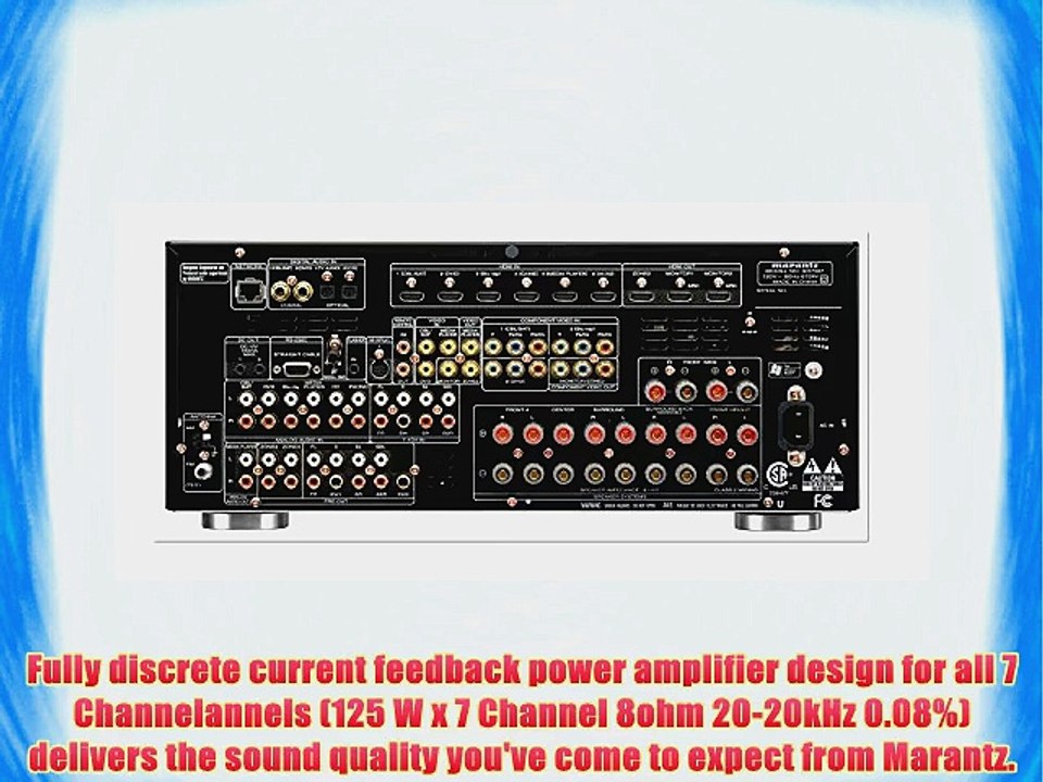 Marantz SR7007 7.2 channel Home Theater AV Receiver (Discontinued by Manufacturer)