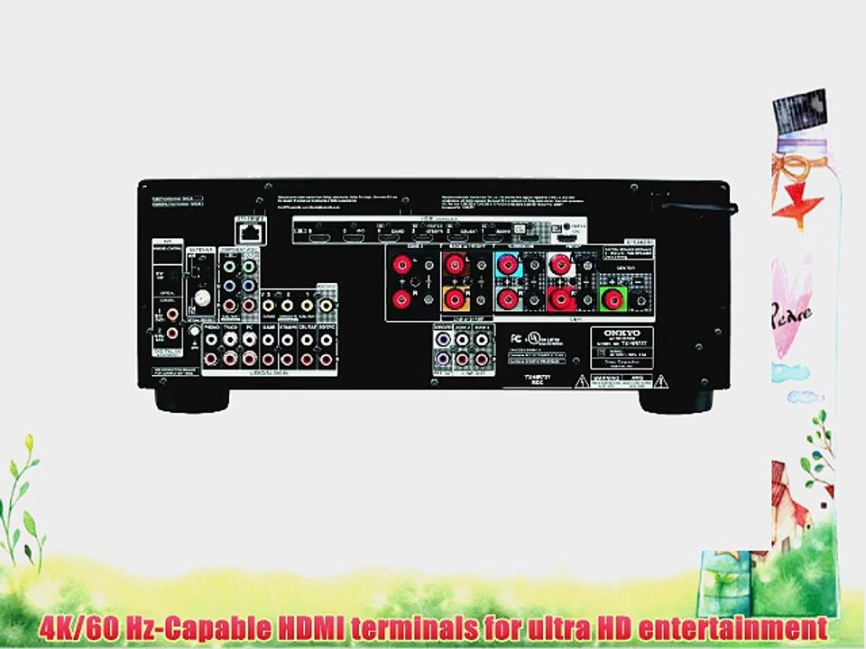 Onkyo TX-NR737 7.2-Ch Dolby Atmos Ready Network A/V Receiver w/ HDMI 2.0