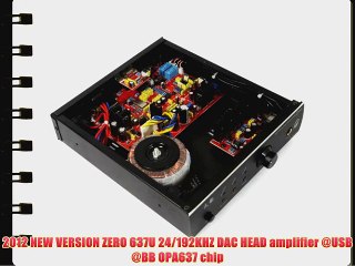 2012 NEW VERSION ZERO 637U 24/192KHZ DAC HEAD amplifier @USB @BB OPA637 chip