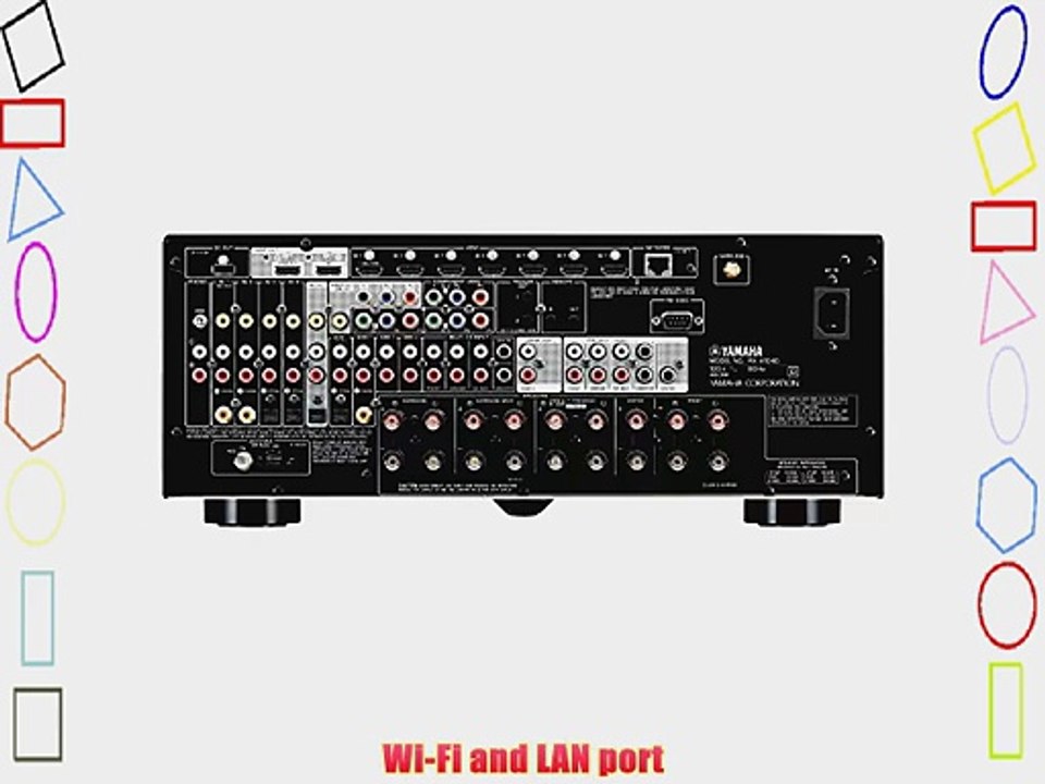 Yamaha RX-A1040BL  7.2-Channel Wi-Fi Network AVENTAGE Home Theater Receiver