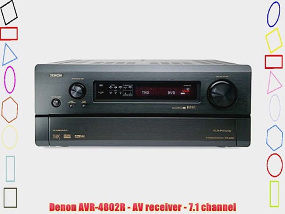 Denon AVR-4802R - AV receiver - 7.1 channel