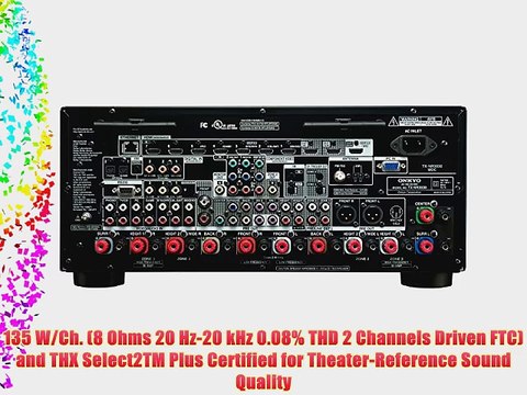 Onkyo TX-NR3030 11.2-Ch Dolby Atmos Ready Network A/V Receiver w/ HDMI 2.0