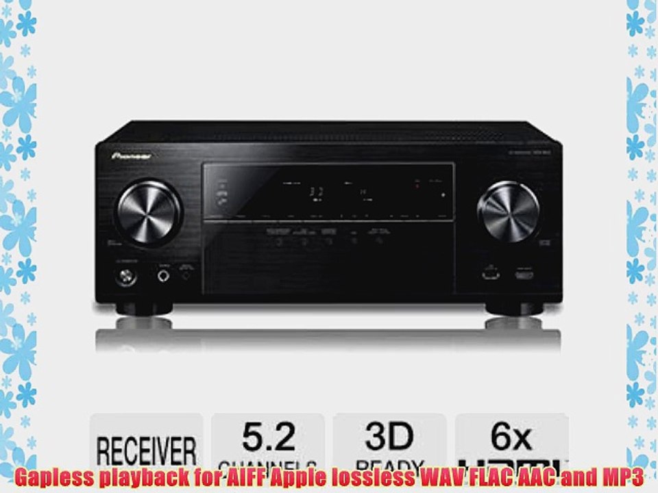 Pioneer VSX-824 5.2-Channel Network A/V Receiver (Black)