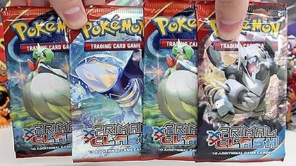 Opening 4 Primal Clash Booster Packs!! (Super Early!)