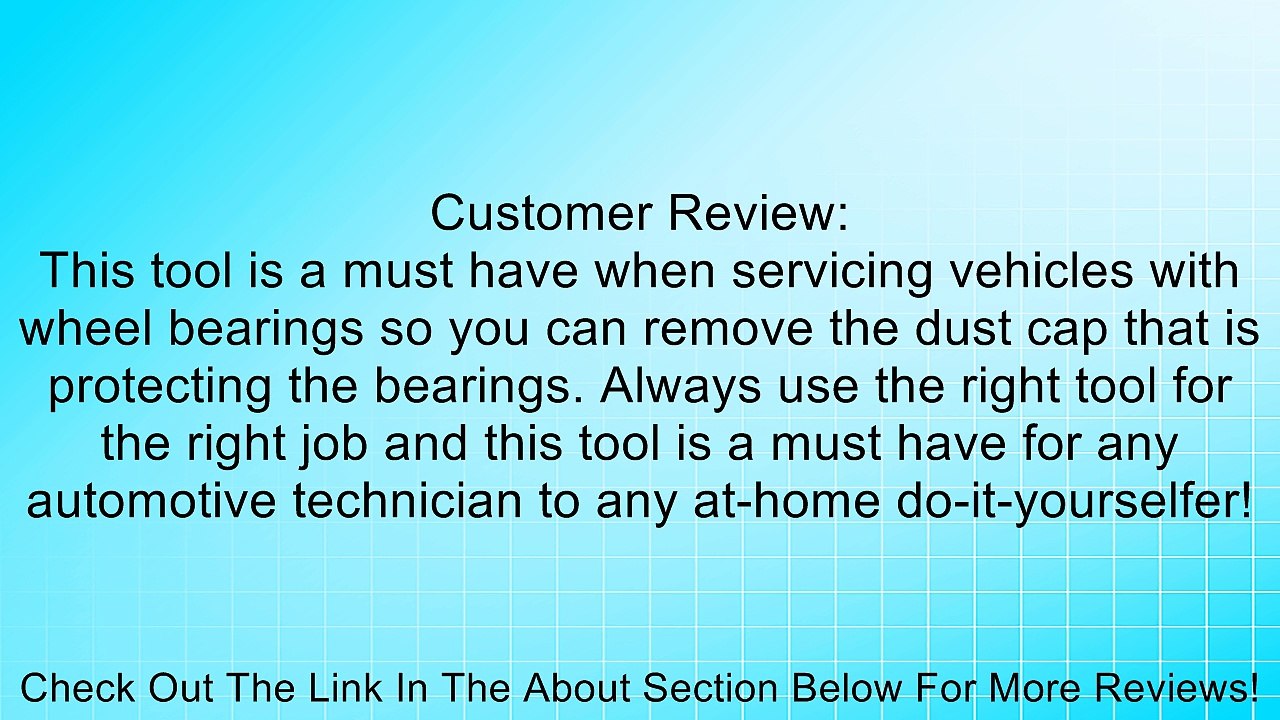 Vim Tools V216 Hub and Dust Cap Plier Review