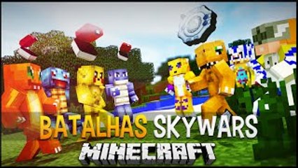 Minecraft- Pokémon Vs Digimon - Batalhas SkyWars