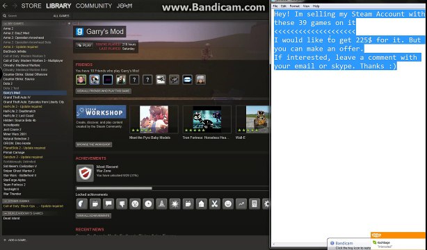 Buy Sell Accounts - Selling Steam Account With 39 Games! Listed in description!