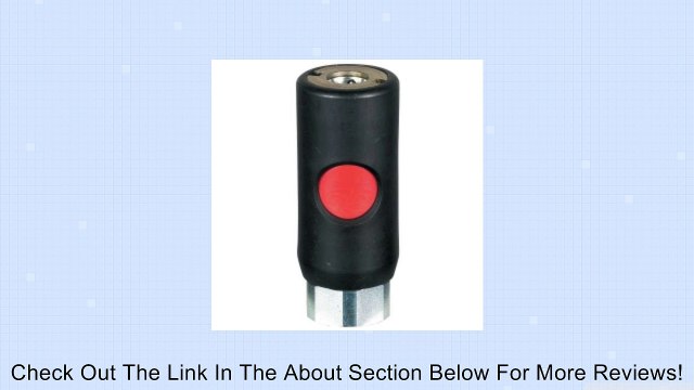 Prevost 1/4 Truflate Safety Push Button Coupling w 1/4 F NPT (PRVUSC061201) Category: Air Hose Fittings Review