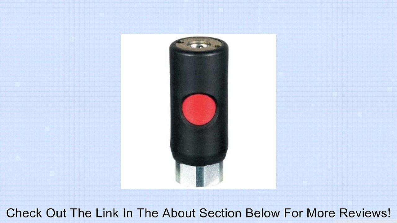 Prevost 1/4" Truflate Safety Push Button Coupling w 1/4" F NPT (PRVUSC061201) Category: Air Hose Fittings Review