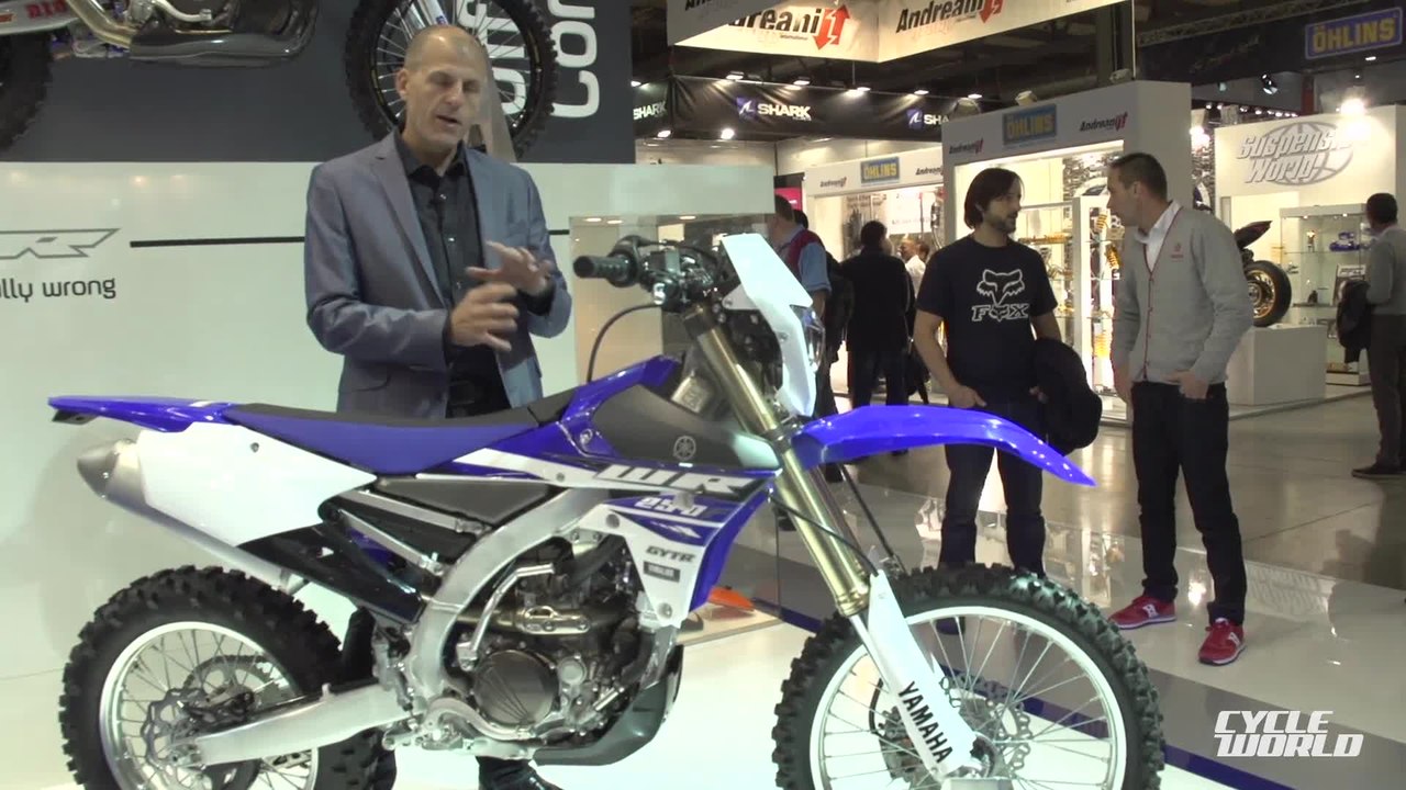2015 Yamaha WR250F Enduro Bike Video from EICMA 2014