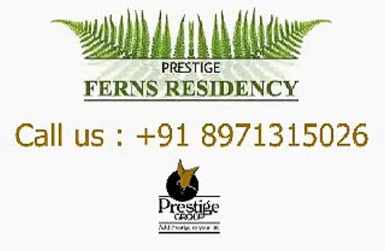 Prestige Ferns Residency, Bangalore - 8971315026