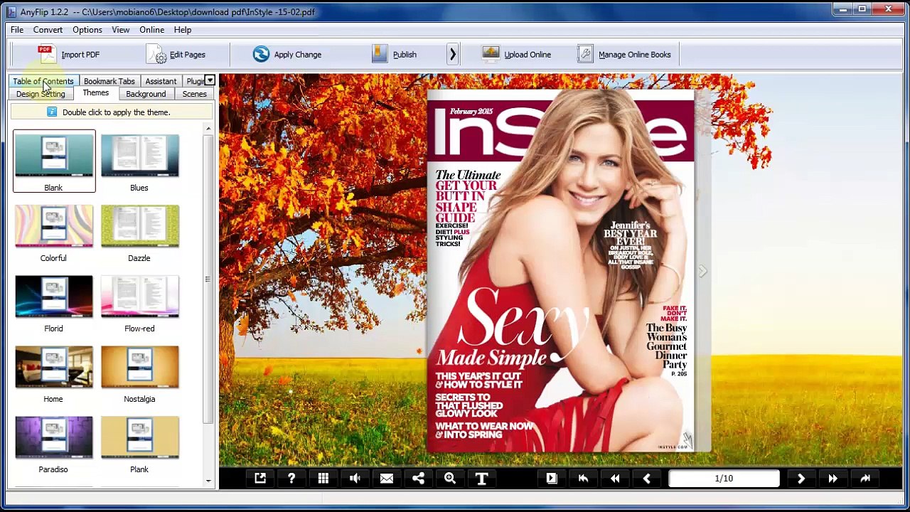 Enjoy your flipbook with page turning automatically