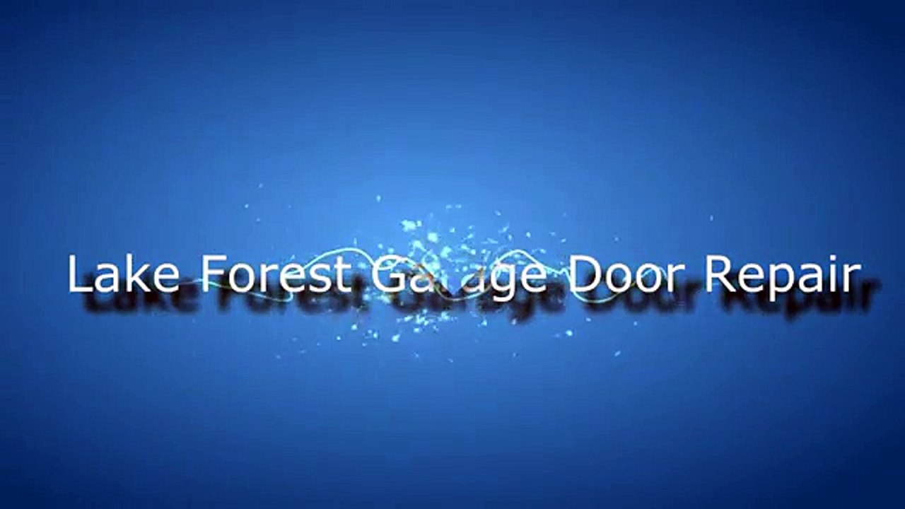 Lake Forest Garage Door Repair