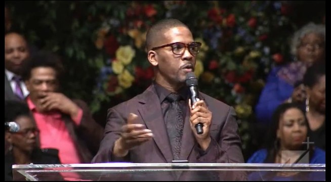 Donald Lawrence Reflects About Pastor Andrae Crouch - Celebration of Life Concert Funeral - 01-21-2015