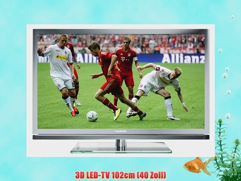 Grundig 40 VLE 8160 SL 102 cm (40 Zoll) 3D LED-Backlight-Fernseher EEK A (Full-HD DVB-T/C/S2)