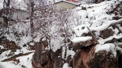 Dereköy Mahallesi Bozkır Konya'da Kış Video Görünümü
