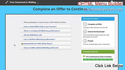 DHTML Menu Builder Free Download [Risk Free Download]