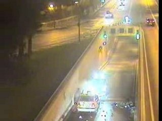 crash en scooter tres violent!!