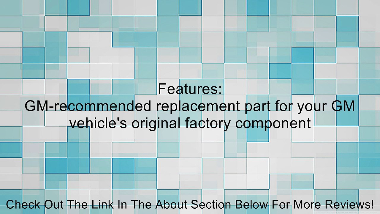 ACDelco 24234138 Torque Converter Valve Review