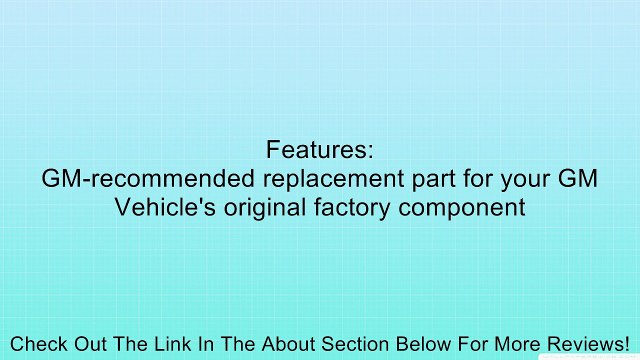 ACDelco 10478146 Pressure Control Solenoid Review